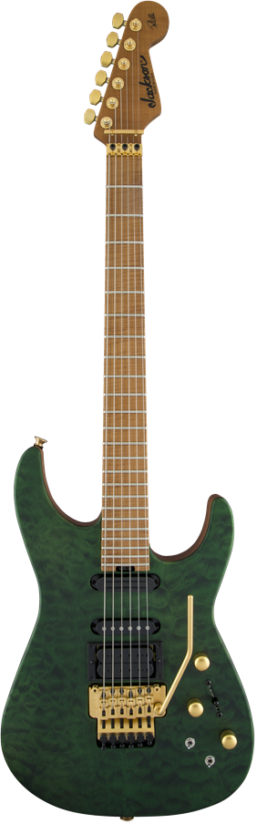 Green Jackson Dinky guitar